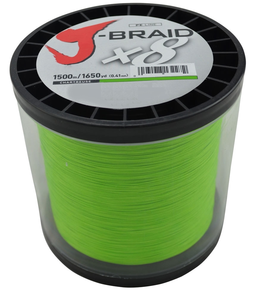 Daiwa J-BRAID Braided CHARTREUSE Line 80lb 1650yd 1500 Meter 80-1500CH ...
